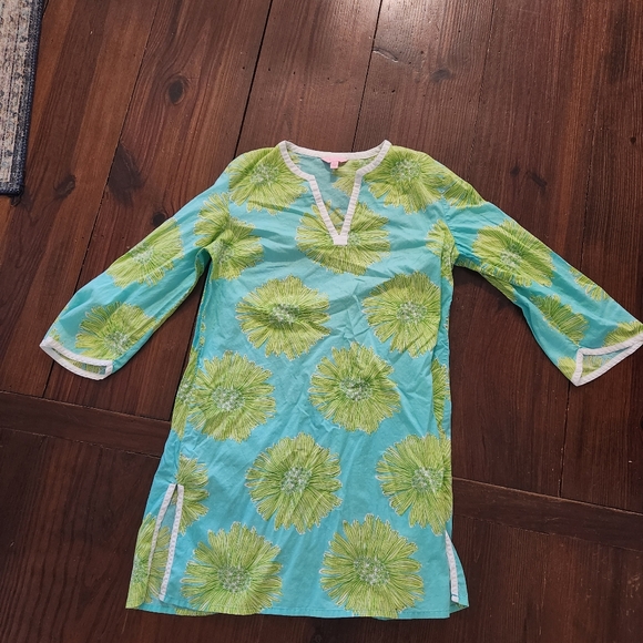 Lilly PULITZER SZ LARGE AMELIA ISLAND SWIM COVER-UP - Picture 2 of 7